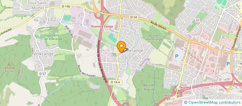 localisation de l'entreprise NESTA à THIONVILLE