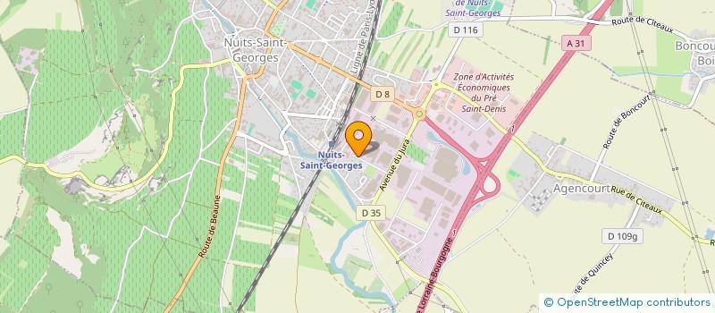 localisation de l'entreprise NESTON'S IMMOBILIER  NUITS-SAINT-GEORGES