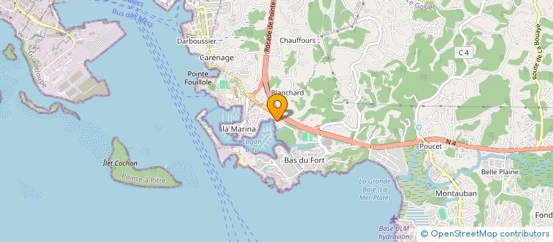 localisation de l'entreprise NESTOR  LE GOSIER