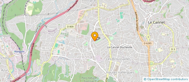 localisation de l'entreprise NESTOR à LE CANNET