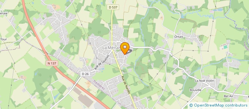 localisation de l'entreprise NESTOR ATLANTIQUE CONSEIL  TREILLIERES