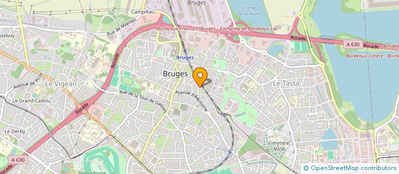 localisation de l'entreprise NESTOR AZARET  BRUGES