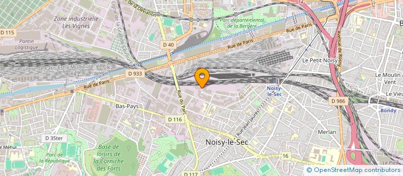 localisation de l'entreprise NESTOR LOCATION à NOISY-LE-SEC