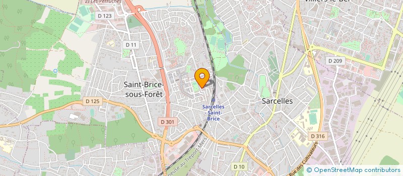 localisation de l'entreprise NESTRANSPORTS à SAINT-BRICE-SOUS-FORET