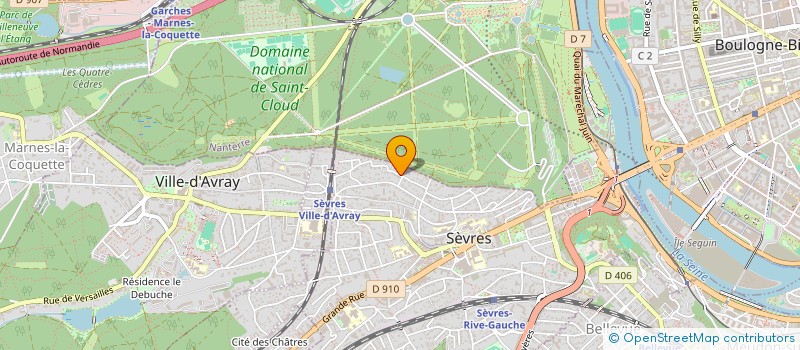 localisation de l'entreprise NESTSTRAT à SEVRES