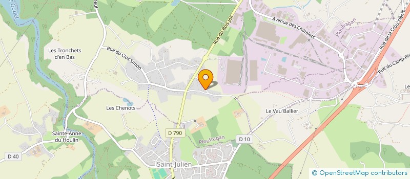 localisation de l'entreprise NESTYA à PLOUFRAGAN