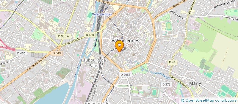 localisation de l'entreprise NESTYL à VALENCIENNES