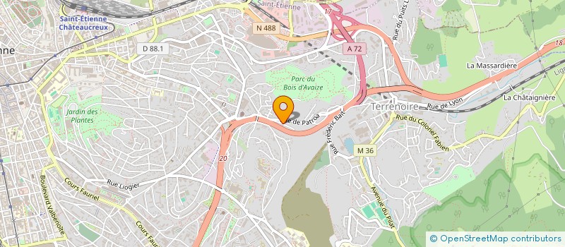 localisation de l'entreprise NET 2000 TARDY LORRIN ET CIE  SAINT-ETIENNE