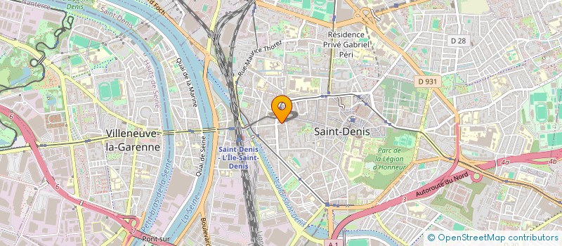 localisation de l'entreprise NET 2B à SAINT-DENIS