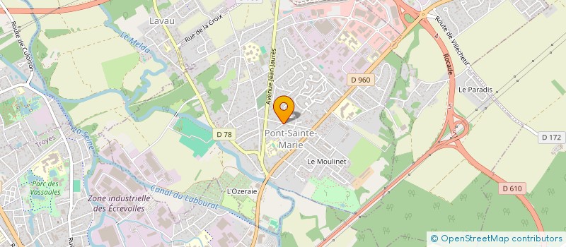 localisation de l'entreprise NET 3  PONT-SAINTE-MARIE