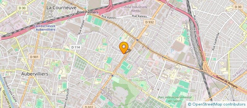 localisation de l'entreprise NET à AUBERVILLIERS
