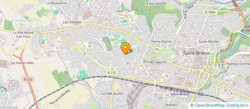 localisation de l'entreprise NET'ACTIF22 à SAINT-BRIEUC