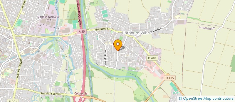 localisation de l'entreprise NET ALSACE  HORBOURG-WIHR