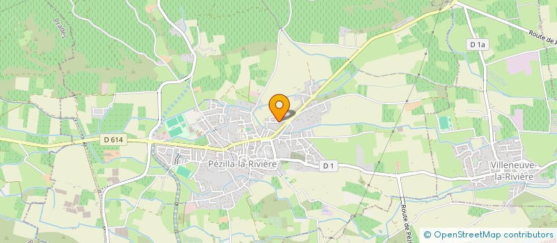 localisation de l'entreprise NET'AUTO  PEZILLA-LA-RIVIERE