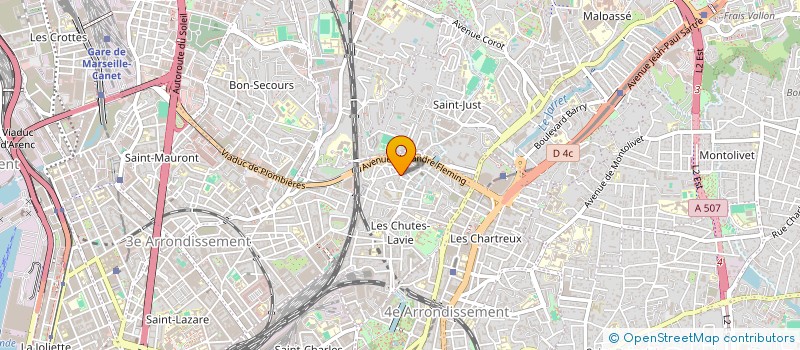 localisation de l'entreprise NET AUTO à MARSEILLE 4EME
