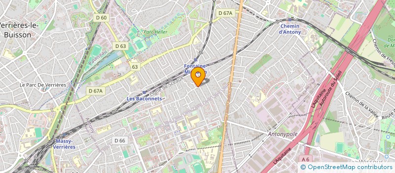 localisation de l'entreprise NET AUTOMOBILES à ANTONY