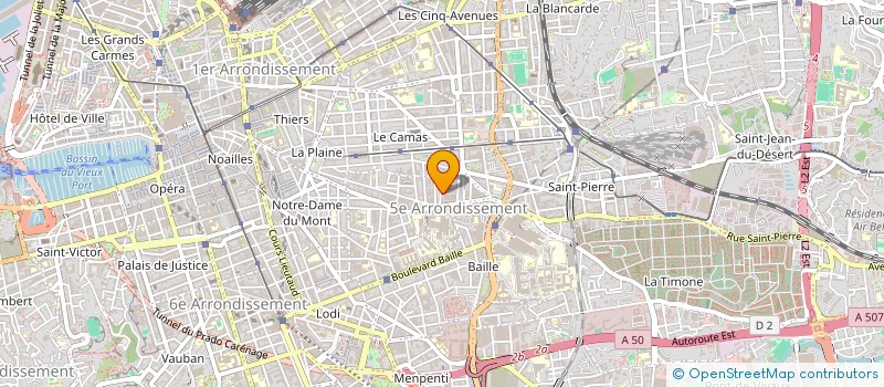 localisation de l'entreprise NET'AZUR à MARSEILLE