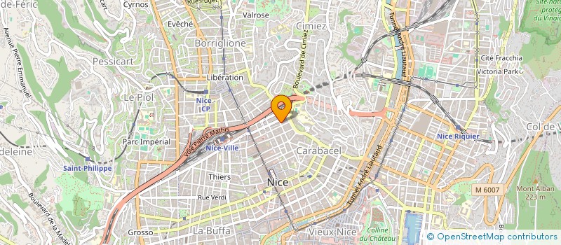 localisation de l'entreprise NET AZUR à NICE