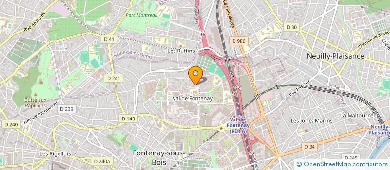 localisation de l'entreprise NET AZURE RANGERS à FONTENAY-SOUS-BOIS