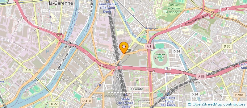 localisation de l'entreprise NET BAT à SAINT-DENIS