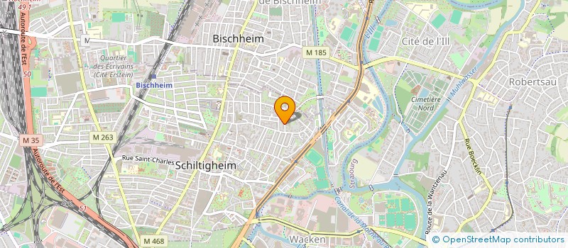 localisation de l'entreprise NET BIO ALSACE  SCHILTIGHEIM