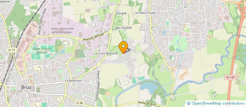 localisation de l'entreprise NET BREIZH SERVICE ET PROPRETE à BRUZ