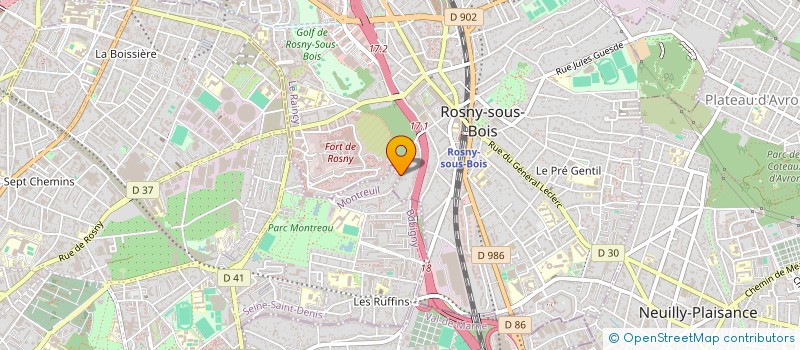 localisation de l'entreprise NET CAETERA à MONTREUIL