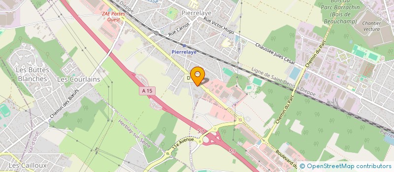 localisation de l'entreprise NET'CARS  TAVERNY