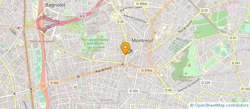localisation de l'entreprise NET CELIK à MONTREUIL