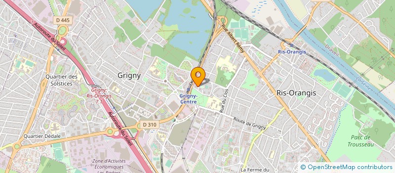 localisation de l'entreprise NET CENTRAL INTER NETTOYAGE à RIS-ORANGIS
