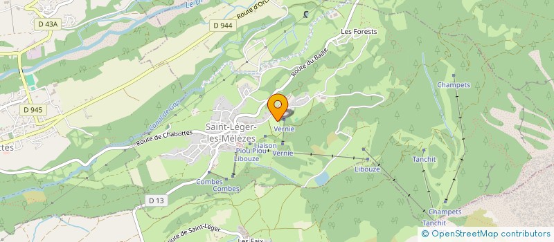 localisation de l'entreprise NET'CHAMPSAUR  SAINT-LEGER-LES-MELEZES