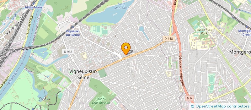 localisation de l'entreprise NET & CLAIR à VIGNEUX-SUR-SEINE