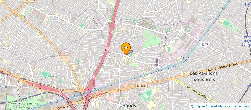 localisation de l'entreprise NET CLEAN  BONDY