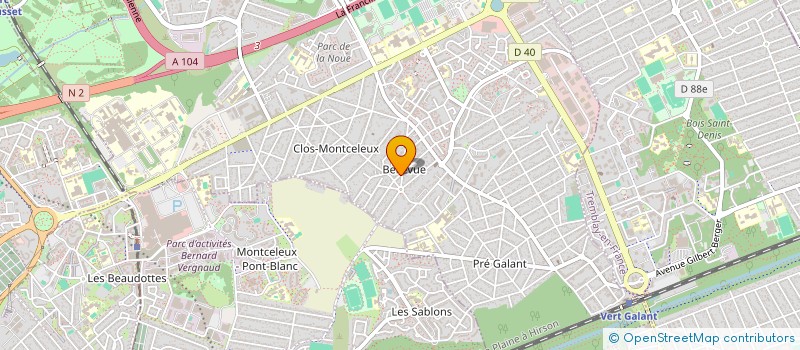 localisation de l'entreprise NET CLEAN à VILLEPINTE
