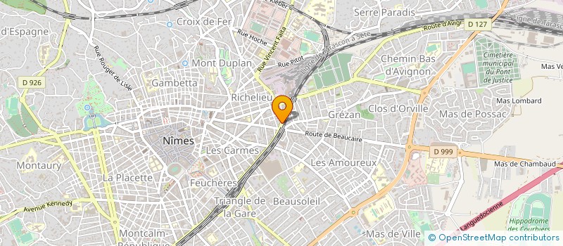 localisation de l'entreprise NET & CO à NIMES