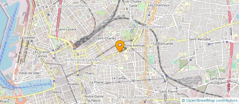 localisation de l'entreprise NET COM à MARSEILLE