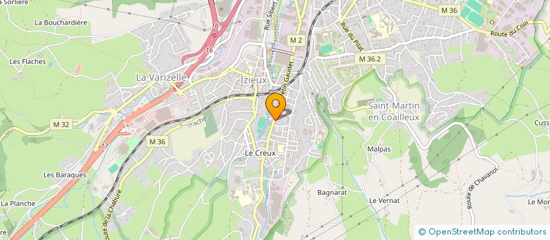 localisation de l'entreprise NET'COM à SAINT-CHAMOND