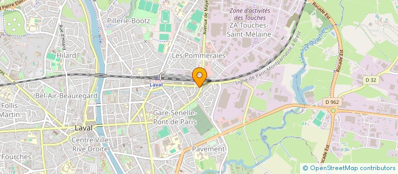 localisation de l'entreprise NET'COM à LAVAL