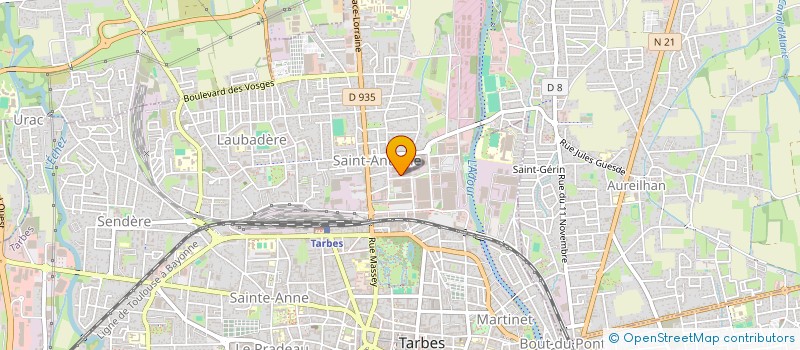 localisation de l'entreprise NET-COM MULTIMEDIA  TARBES