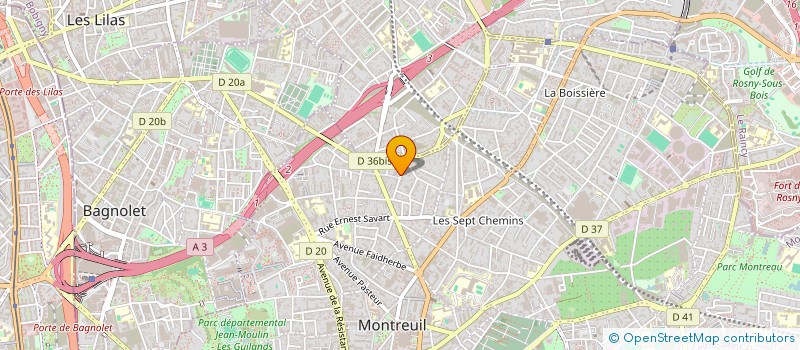 localisation de l'entreprise NET COMMUNICATION à MONTREUIL