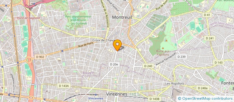 localisation de l'entreprise NET COMMUNICATIONS à MONTREUIL