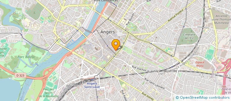 localisation de l'entreprise NET CONCEPT à ANGERS