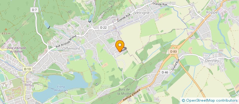localisation de l'entreprise NET CONCEPT BATIMENT  OFFEMONT