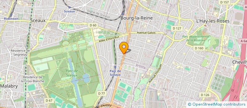 localisation de l'entreprise NET CONSULTING à SCEAUX