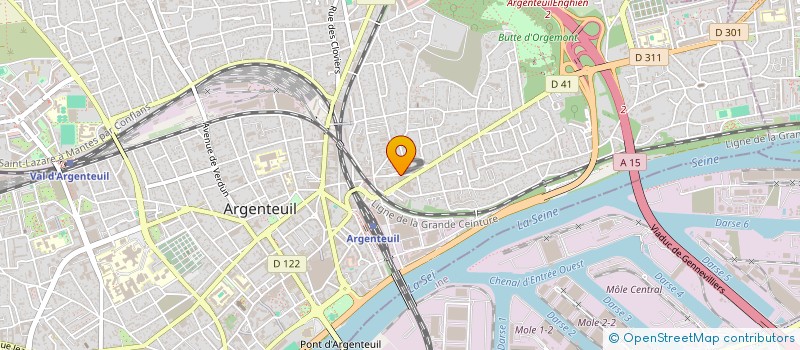 localisation de l'entreprise NET COURSES  ARGENTEUIL