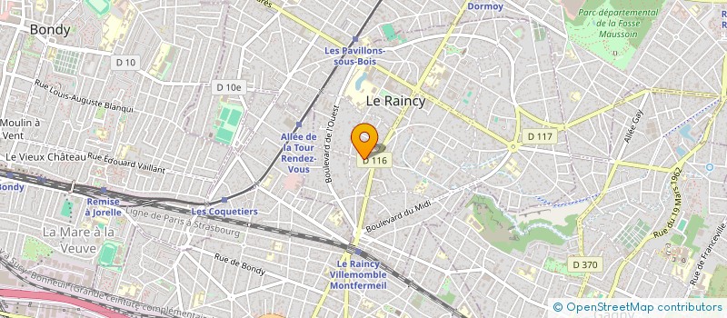 localisation de l'entreprise NET DECOR à LE RAINCY
