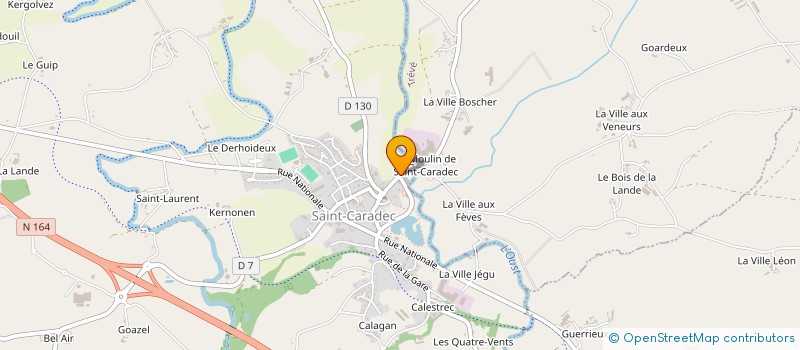 localisation de l'entreprise NET DIFFUSION à SAINT-CARADEC