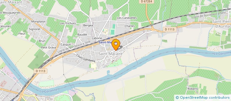 localisation de l'entreprise NET DIFFUSION  SAINT-MACAIRE