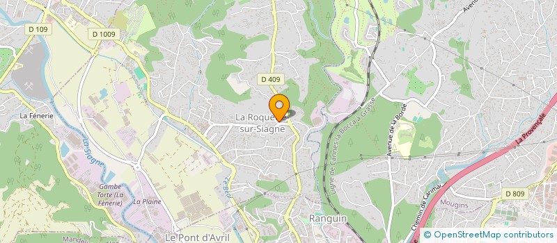 localisation de l'entreprise NET DREAM SYSTEMS à LA ROQUETTE-SUR-SIAGNE