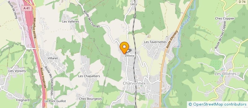 localisation de l'entreprise NET ECLAIR à EPAGNY METZ-TESSY
